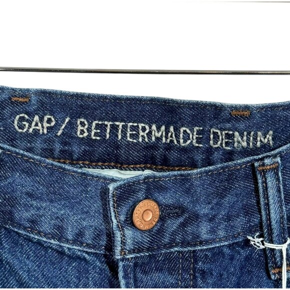 Gap Bettermade Denim Jeans 36X34  Classic Fit Button Fly Blue Denim Mens Jeans - Picture 4 of 7